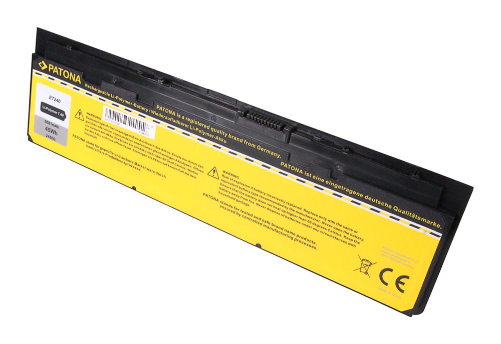 PATONA bateria para Dell Latitude E7240 E7250 0J31N7 WD52H W57CV 0W57CV J31N7 6000 mAh 7,4 V PATONA bateria para Dell Latitude E7240 E7250 0J31N7 WD52H W57CV 0W57CV J31N7 6000 mAh 7,4 V
