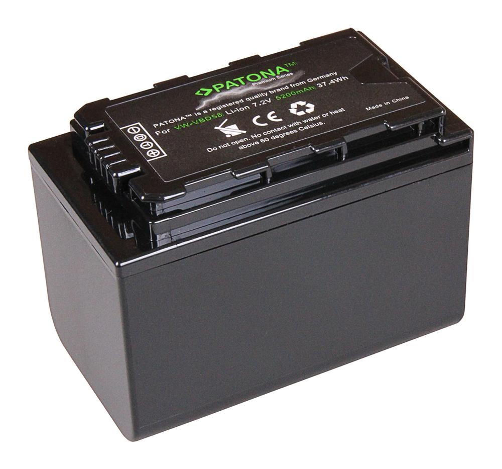 PATONA Premium Battery for Panasonic VW-VBD29 VW-VBD58 AG-VBR59 VBR89 VBR118
