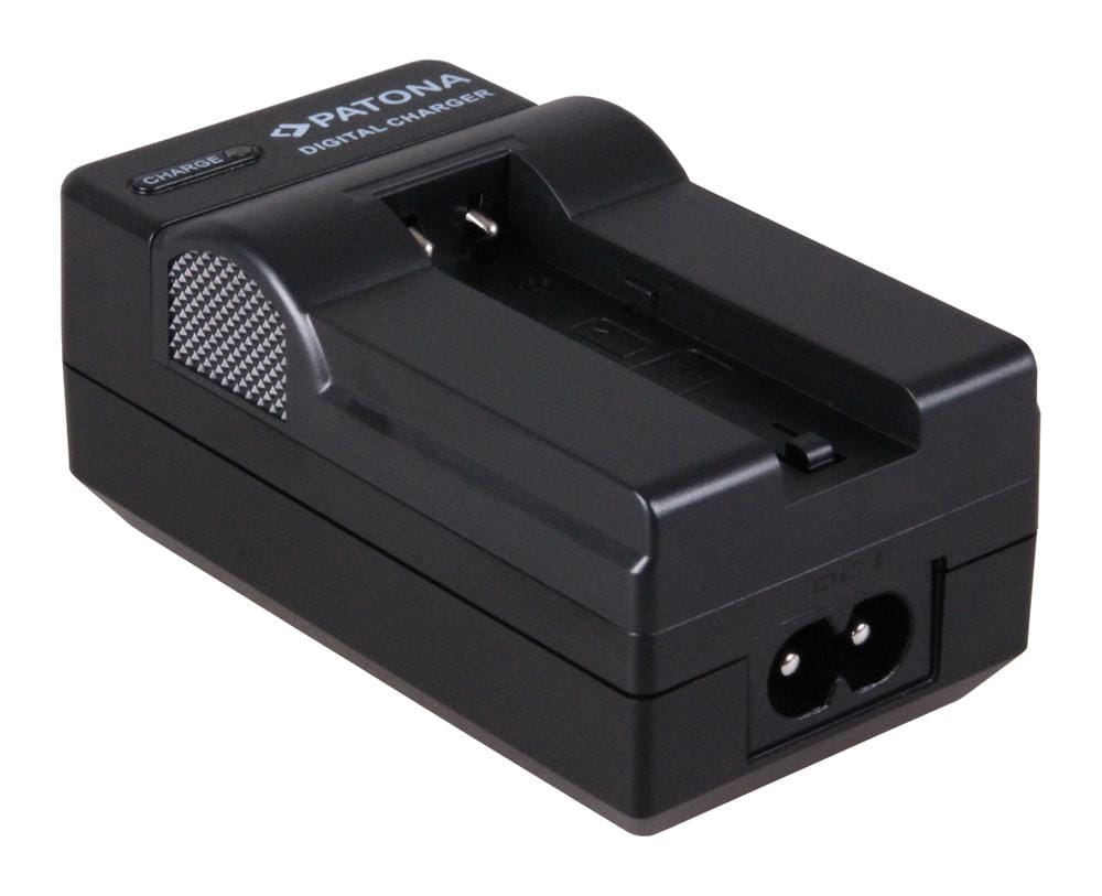 PATONA Caricabatteria 4in1 per batterie Samsung SLB-0637 L77 Dimage X60 X50