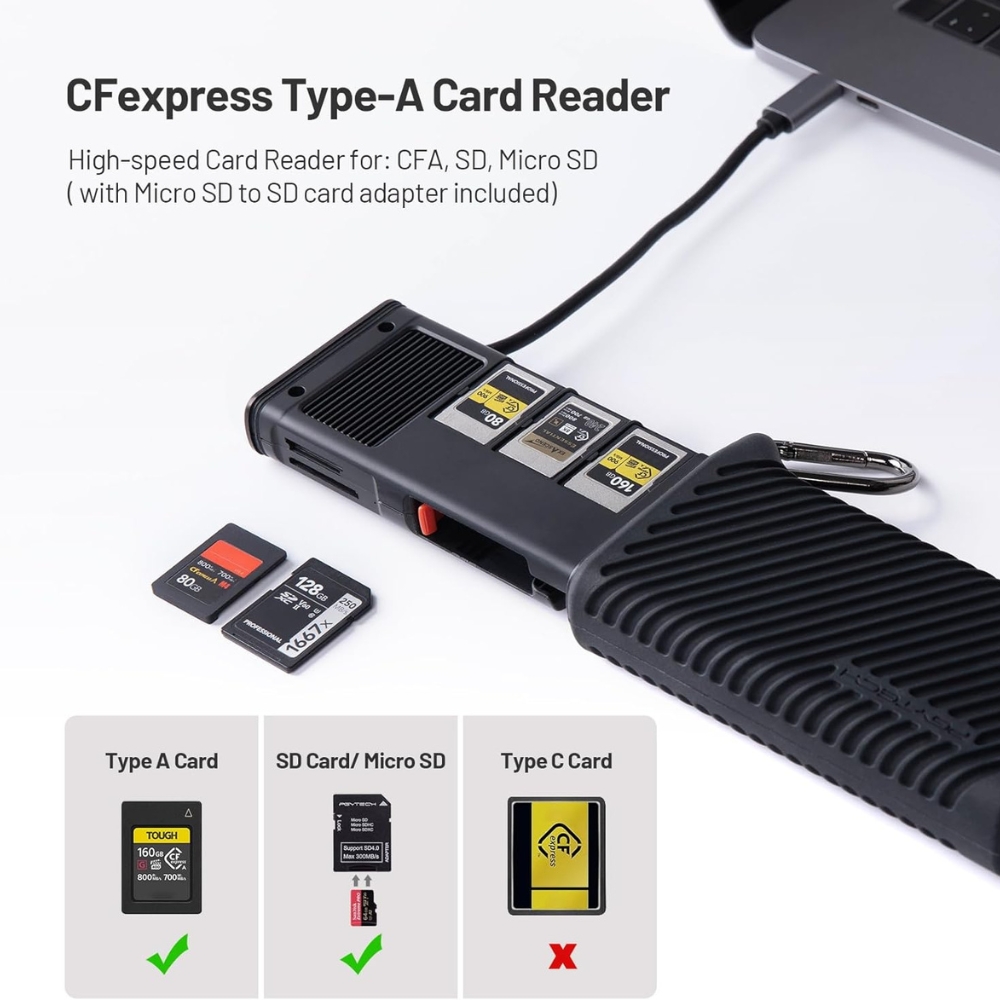 PGYTECH CFexpress CreateMate Card Reader Case Type A/SD PGYTECH CFexpress CreateMate Card Reader Case Type A/SD