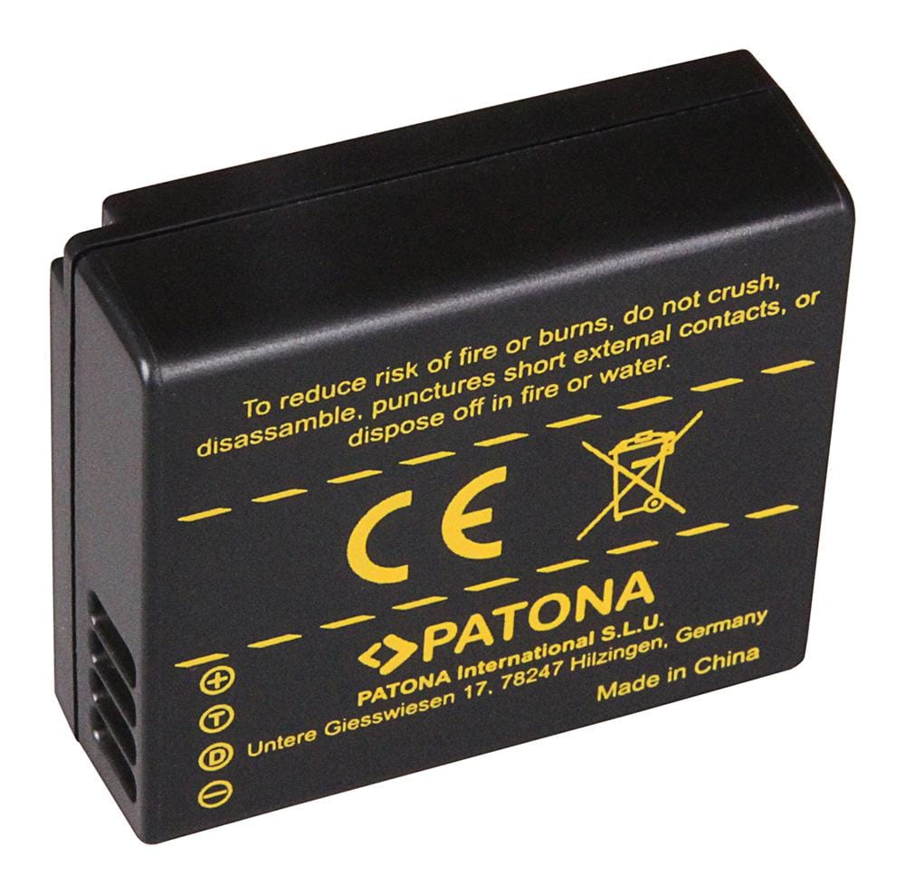 PATONA batteria per Panasonic DMC-GF6 DMW-BLG10 CS-BLG10MC