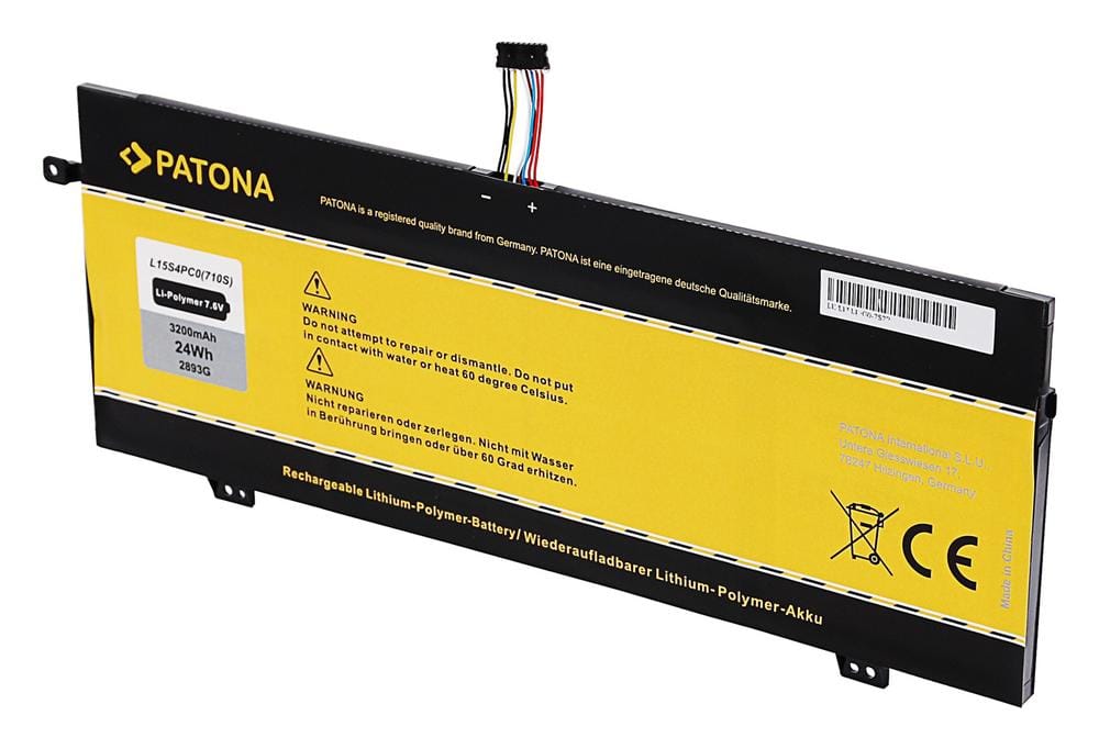 PATONA Batteria per Lenovo IdeaPad 710S xiaoxin Air 13 L15S4PC0 L15L4PC0 PATONA Batteria per Lenovo IdeaPad 710S xiaoxin Air 13 L15S4PC0 L15L4PC0