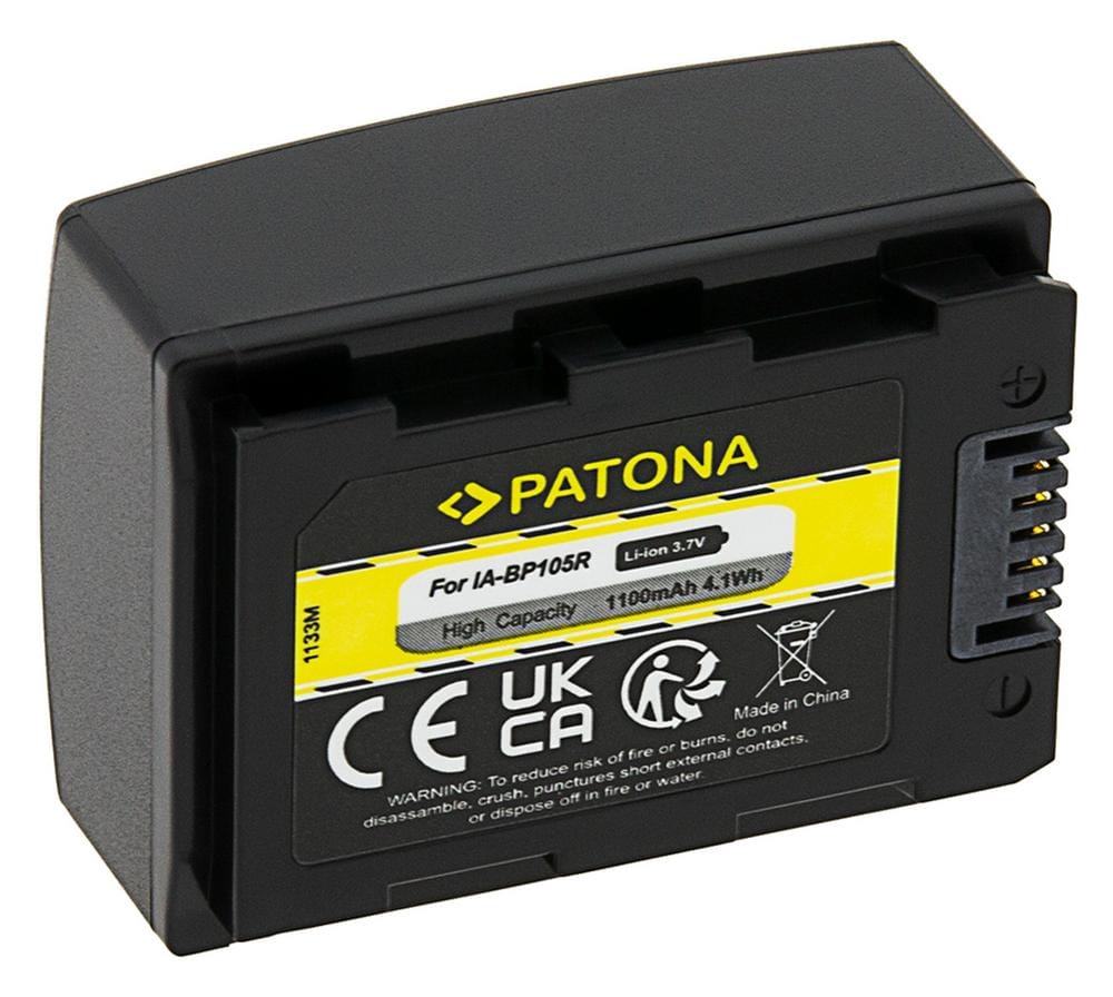 PATONA batteria per Samsung IA-BP105R Samsung HMX-H304BP