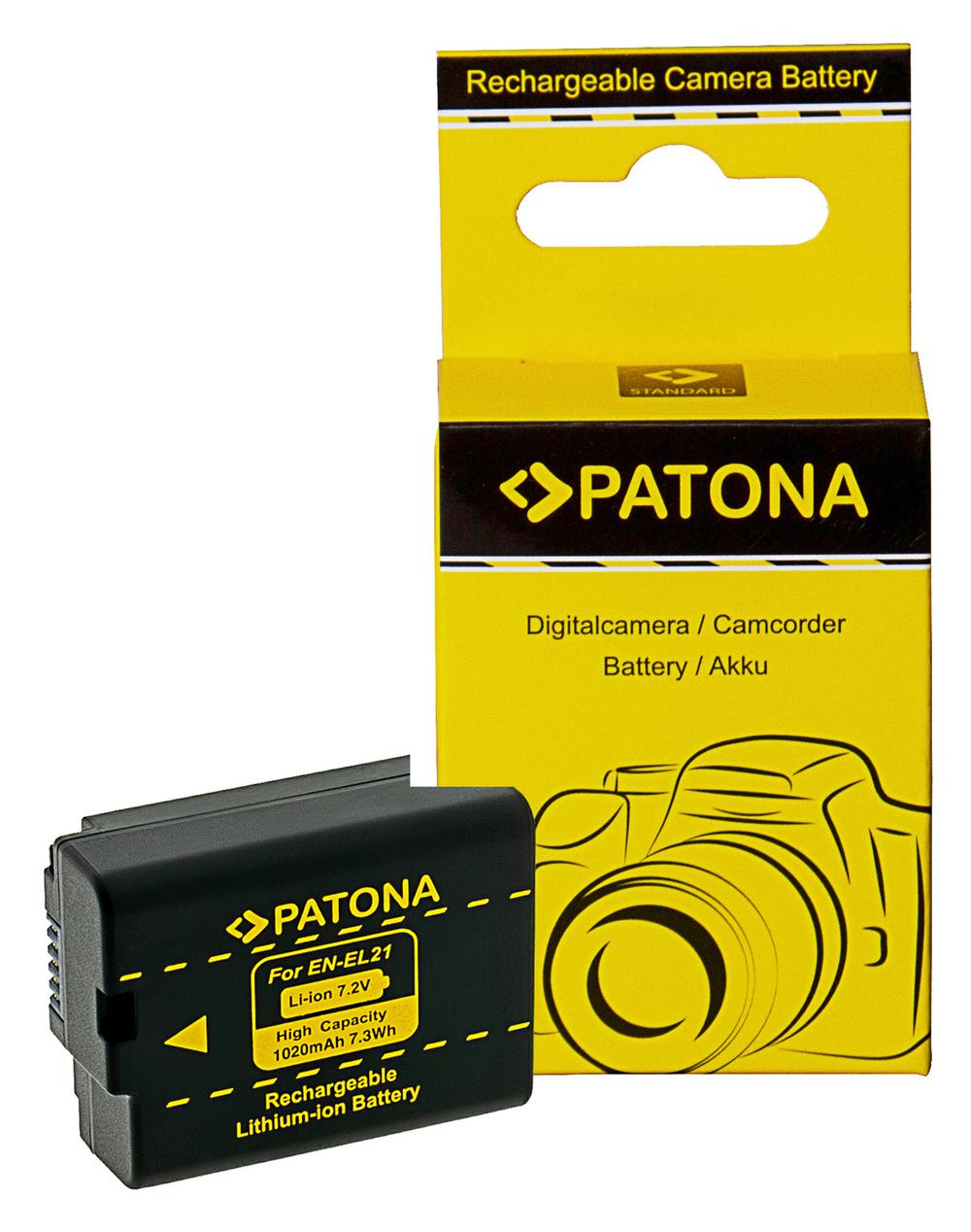 PATONA batteria per Nikon EN-EL21 ENEL21 Nikon V2
