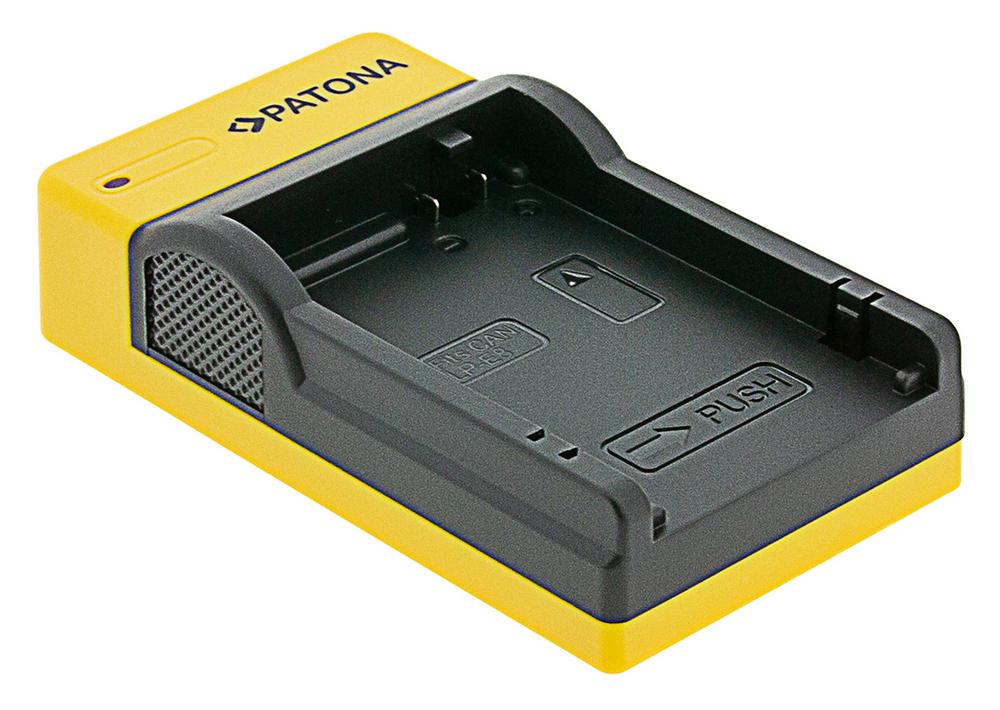 PATONA Slim chargeur USB avec entrée USB‑C pour Canon LP‑E8 LPE8 EOS 550D 600D 650D 700D