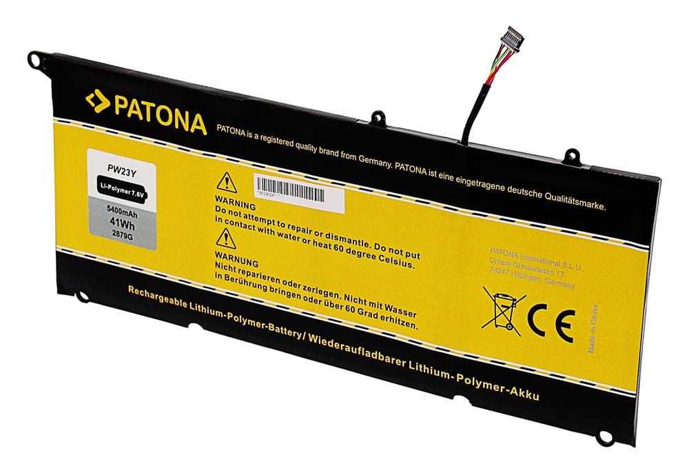 PATONA Battery for Dell XPS13 9360 PW23Y