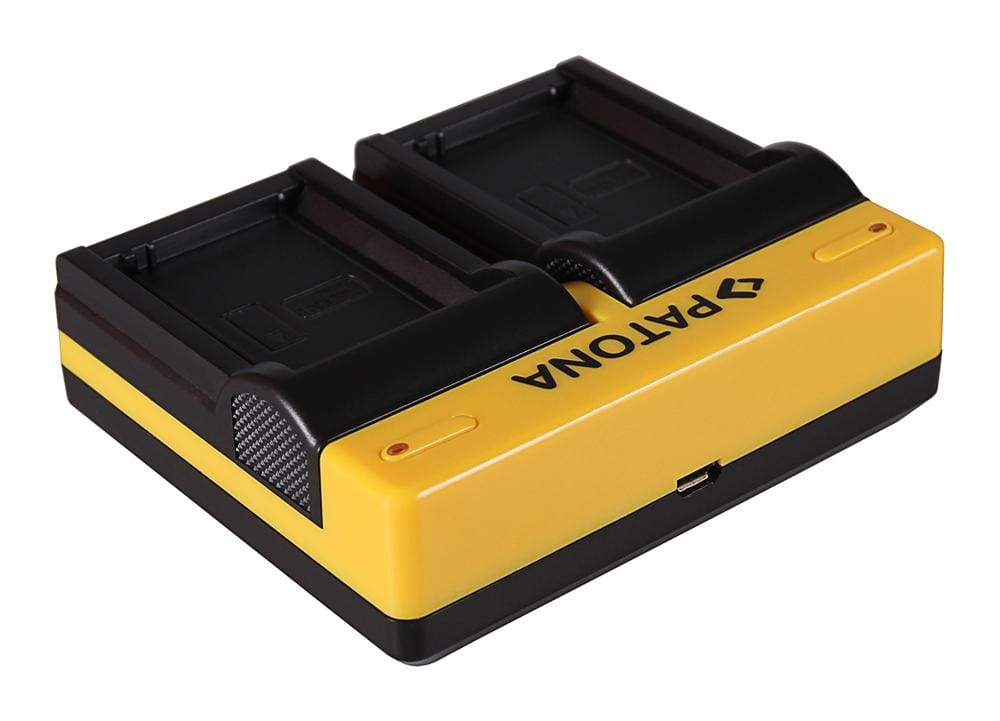 Caricatore Dual PATONA per Canon LP‑E10 EOS EOS1100D EOS‑1100D Rebel T3 LP‑E10 Kiss X50 inclusa Micro‑USB