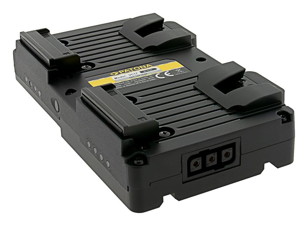 PATONA Hot Swap V-Mount Adapter for 2 PATONA Nano Batteries with D‑Tap Charging Function PATONA Hot Swap V-Mount Adapter for 2 PATONA Nano Batteries with D‑Tap Charging Function