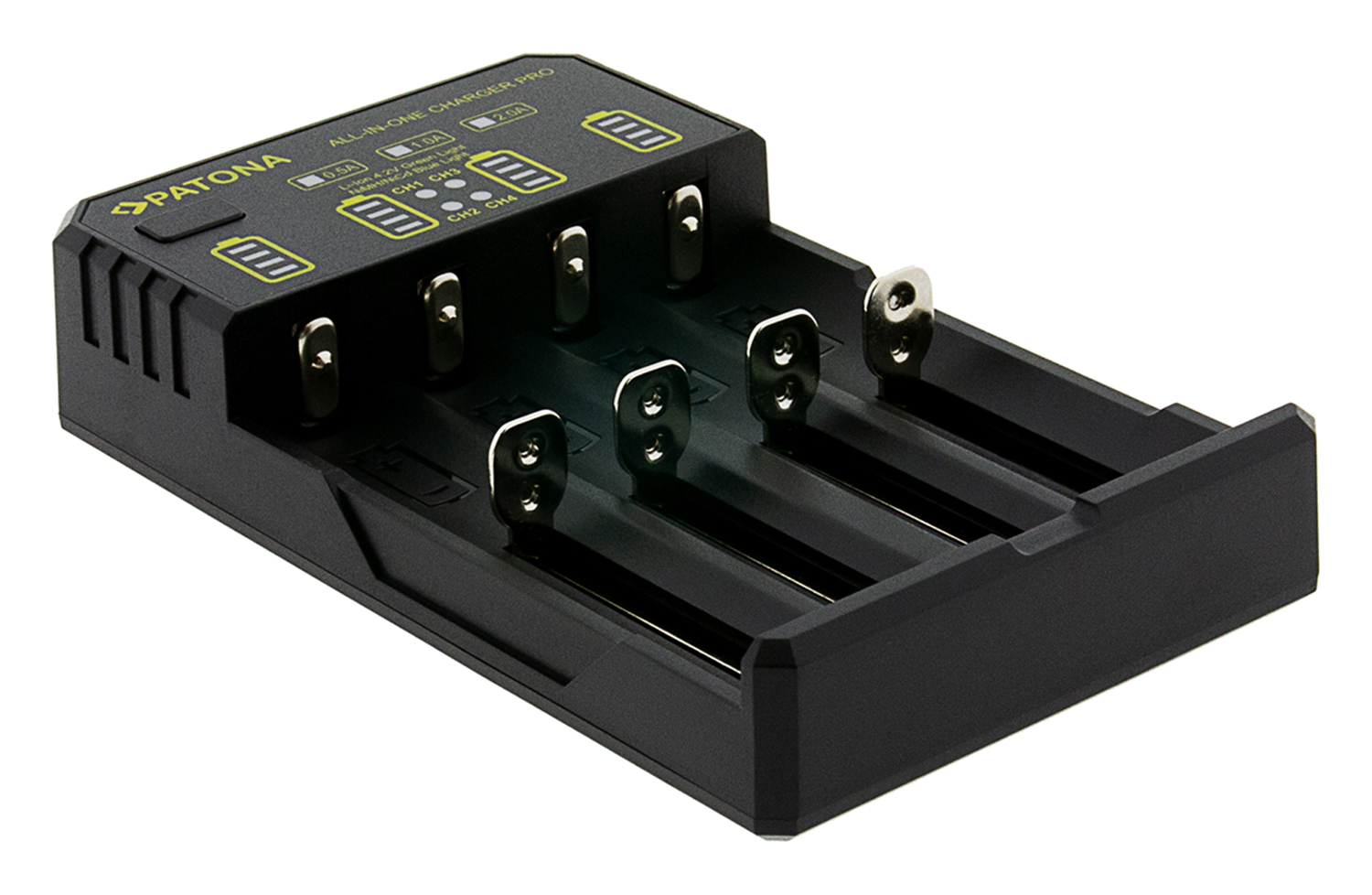 PATONA USB charger for round cells CR123A 14500 16340 18650 22650 26650 Micro AAA Mignon AA