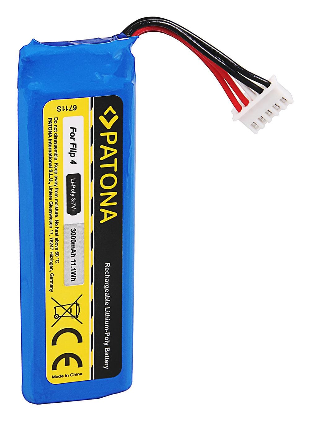 PATONA Batterie pour JBL Flip 4 et Flip 4 Special Edition GSP872693 01