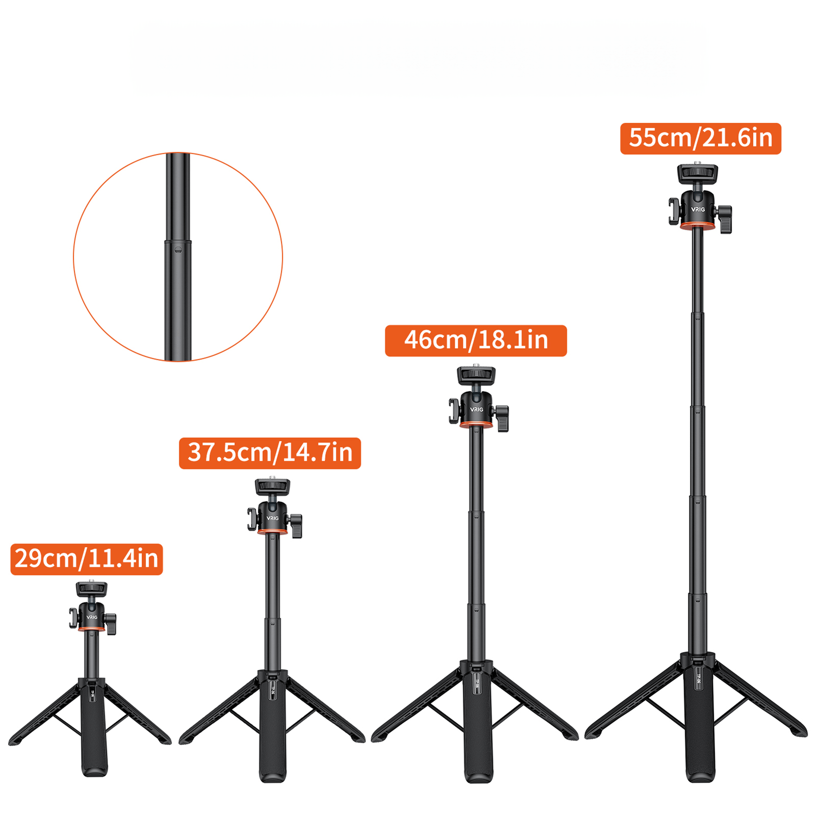 Tripod set with MagSafe smartphone holder Tripod set with MagSafe smartphone holder