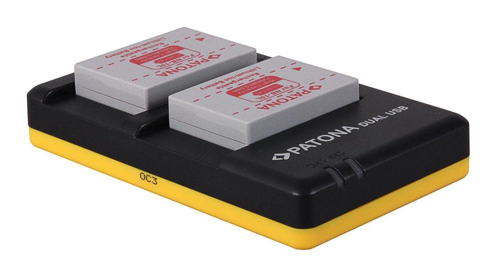 PATONA Carregador Dual Rápido para Canon NB-10L NB10 L NB10L incl. cabo Micro-USB PATONA Carregador Dual Rápido para Canon NB-10L NB10 L NB10L incl. cabo Micro-USB