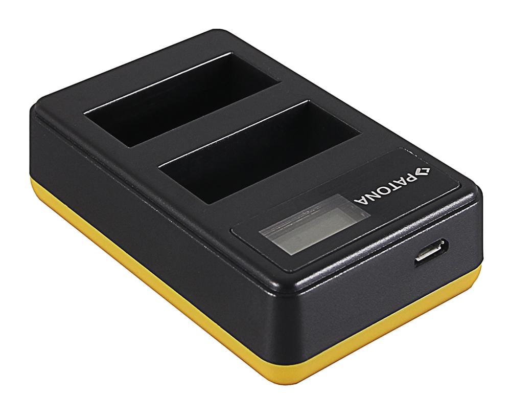 Caricatore USB Dual LCD PATONA per Canon LP-E8 550D 600D 650D 700D