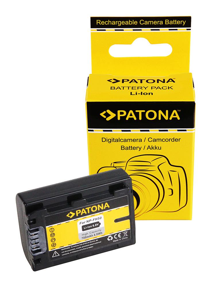 PATONA bateria do Sony NP-FH50 NP-FH60 NP-FH70 NP-FH100 Alpha A290 A390 PATONA bateria do Sony NP-FH50 NP-FH60 NP-FH70 NP-FH100 Alpha A290 A390