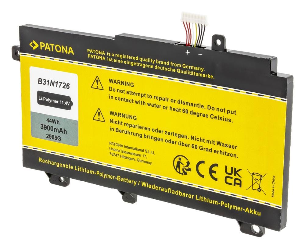 PATONA Battery for Asus FX504 Series FX505 Series B31N1726 B31BN91 PATONA Battery for Asus FX504 Series FX505 Series B31N1726 B31BN91
