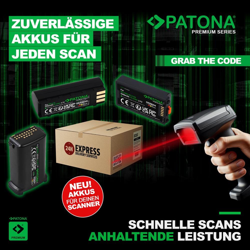 PATONA Batterie Premium pour Intermec CK75 1001AB01 PATONA Batterie Premium pour Intermec CK75 1001AB01