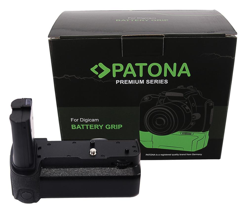 PATONA Poignée d’alimentation Premium MB‑N10 pour Nikon Z5 Z6 Z7 avec 2 × EN‑EL15b Batteries et télécommande