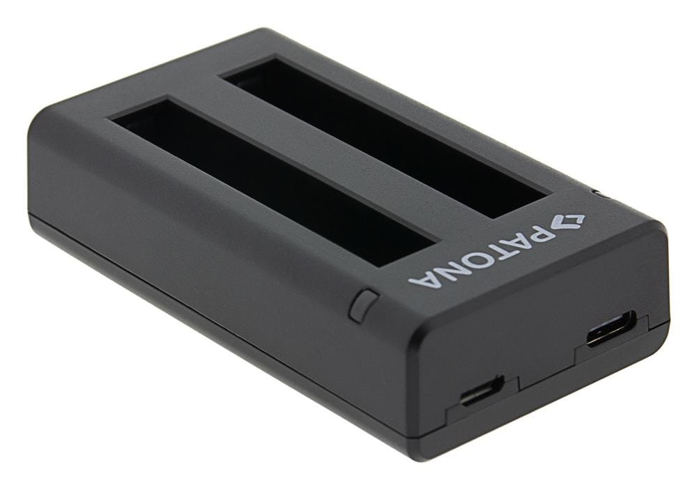 Podwójna ładowarka PATONA dla Insta360 X3 CINAQBT A z kablem Micro-USB