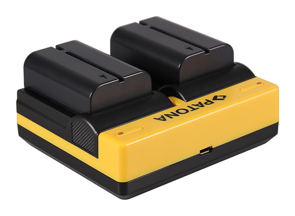 PATONA Chargeur Double pour JVC BN-V408U D D30 D47AC D70K D90K GRD33AC GR‑D33AC GRD50K avec Micro‑USB