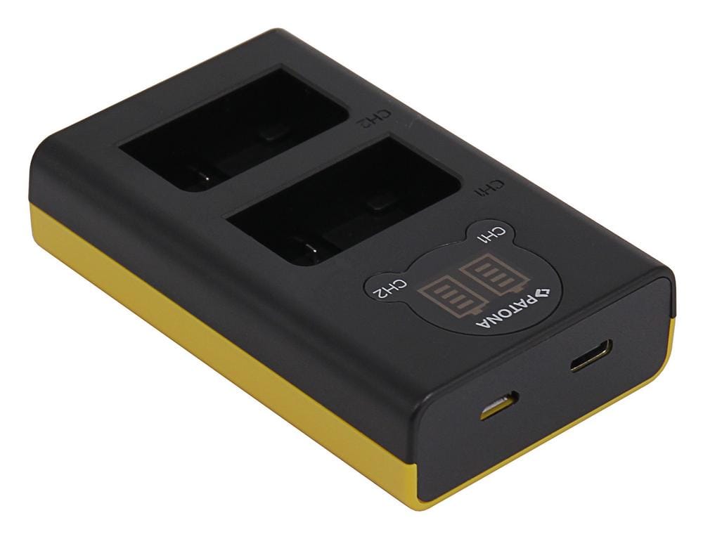 PATONA Dual LCD USB Charger for Nikon EN-EL25 Z30 Z50 Z fc