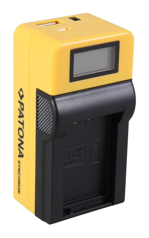 Carregador USB PATONA Synchron para Nikon ENEL24 EN-EL24 com ecrã LCD Carregador USB PATONA Synchron para Nikon ENEL24 EN-EL24 com ecrã LCD