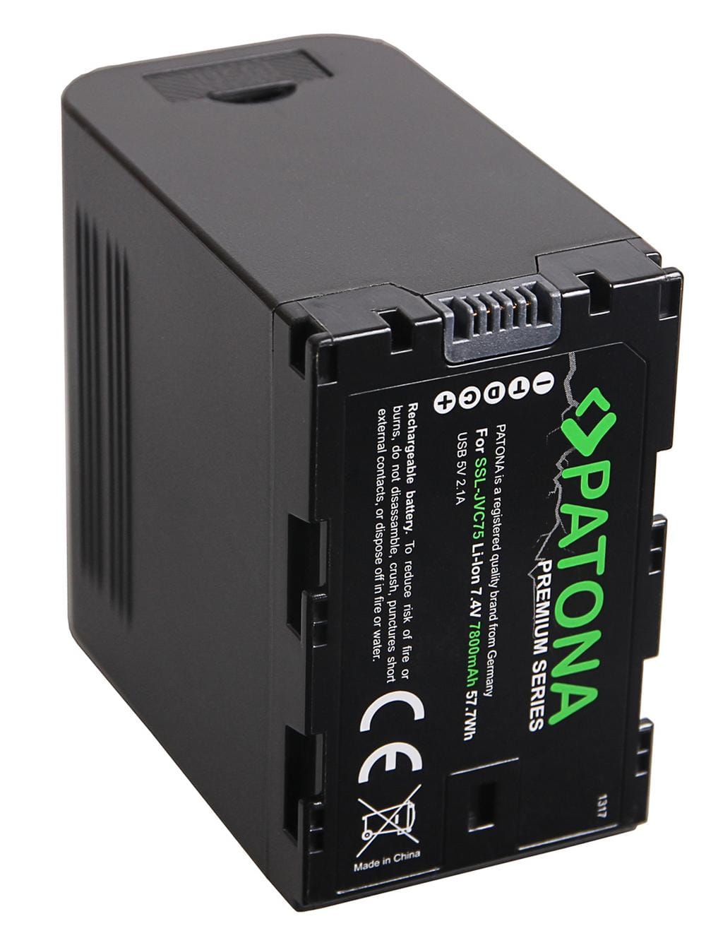 PATONA Premium Bateria para JVC SSL-75 SSL-JVC50 SSL-JVC75 HM600 HM650 Células LG PATONA Premium Bateria para JVC SSL-75 SSL-JVC50 SSL-JVC75 HM600 HM650 Células LG