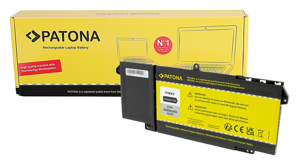 PATONA Battery 15.2V for Dell Latitude 5320 Service Tag CJKKPG3-DELL 7FMXV 9JM71 1PP63 4M1JN