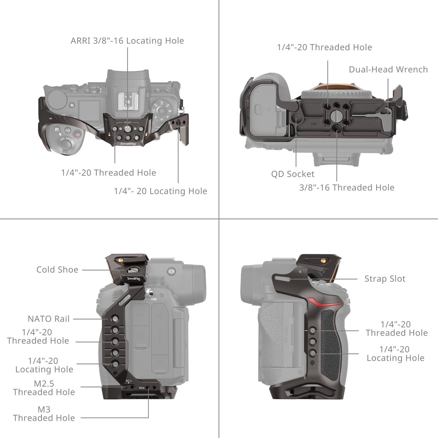 Klatka SmallRig Cage do Nikon Z6 III Night Eagle 4521