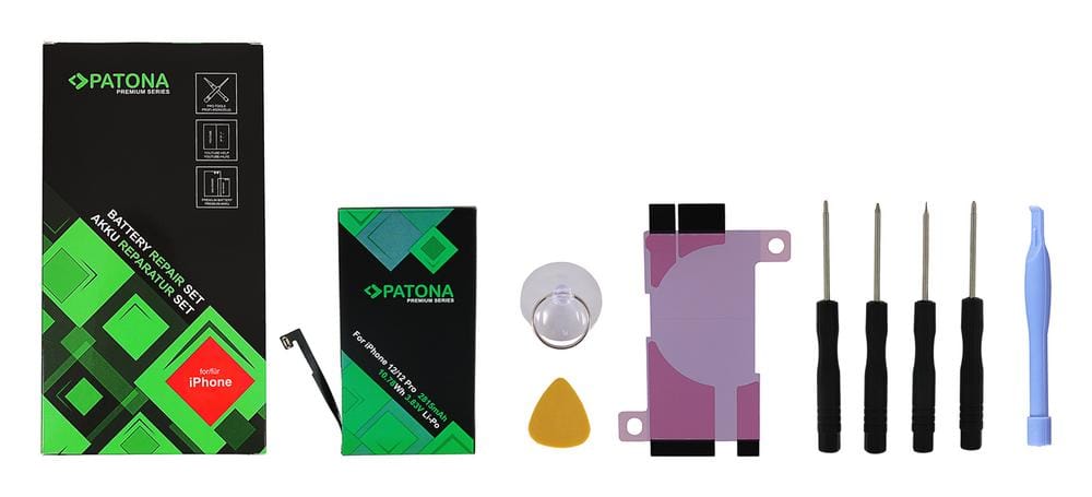 PATONA Premium Batteria per Apple iPhone 12 12 Pro A2172 A2341 A2402 A2403 A2404 A2406 A2407 A2408 incl. PATONA Premium Batteria per Apple iPhone 12 12 Pro A2172 A2341 A2402 A2403 A2404 A2406 A2407 A2408 incl.