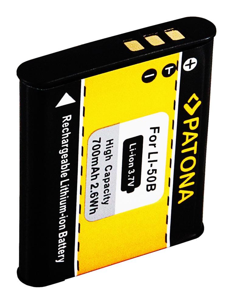 PATONA batteria per Olympus Li50B RICOH DB100 Pentax WG-8 D-Li92 mju 850S PATONA batteria per Olympus Li50B RICOH DB100 Pentax WG-8 D-Li92 mju 850S