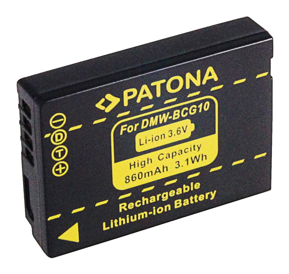 PATONA Batteria per Panasonic Lumix DMC-TZ6 TZ7 ZS1 ZS3 DMW-BCG10E PATONA Batteria per Panasonic Lumix DMC-TZ6 TZ7 ZS1 ZS3 DMW-BCG10E