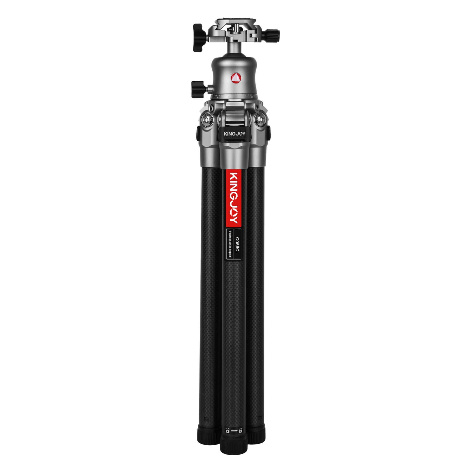 Tripé de viagem em carbono C56C em conjunto com cabeça de tripé T20X Tripé de viagem em carbono C56C em conjunto com cabeça de tripé T20X