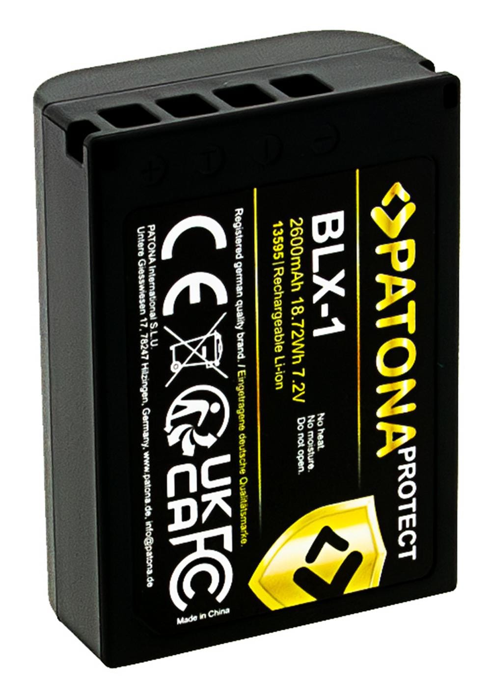 PATONA PROTECT bateria para Olympus BLX-1 OM-1 PATONA PROTECT bateria para Olympus BLX-1 OM-1
