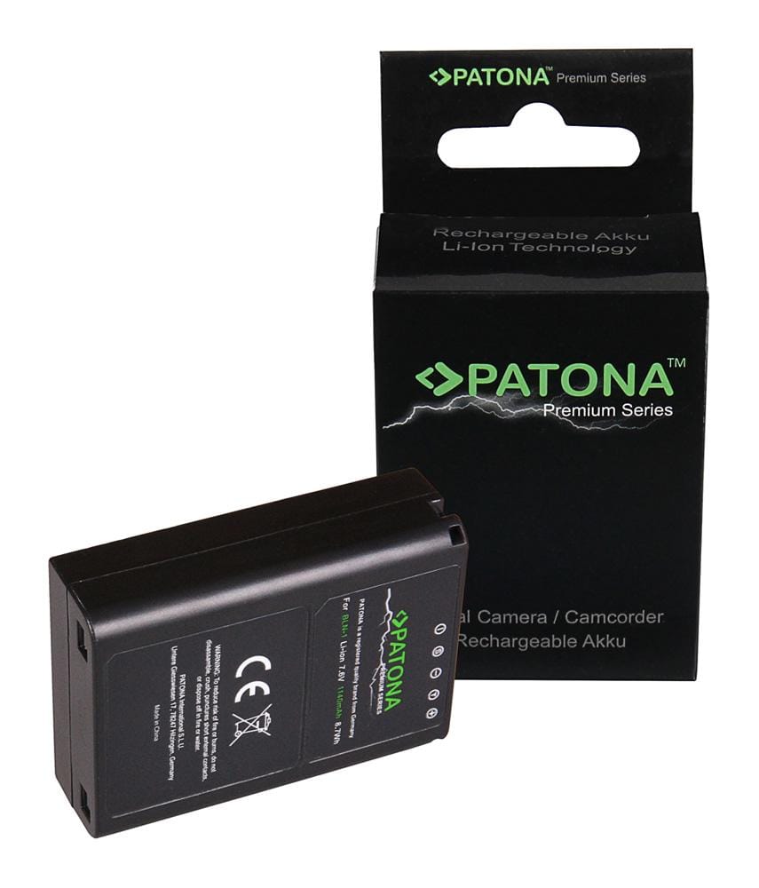 PATONA Premium Batteria per Olympus OM-D OMD E-M5 Stylus XZ-2 Pen E-P5 E-M1 PS-BLN1