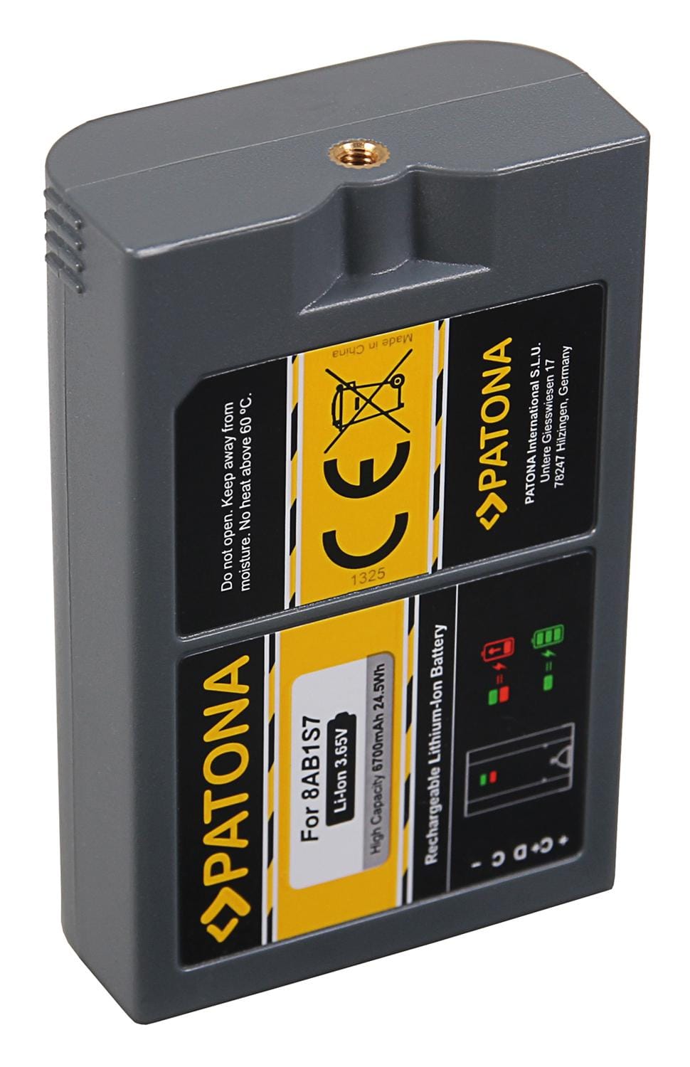 PATONA batería 8AB1S7 para Ring Video Doorbell 2 y Ring Spotlight Cam Solar