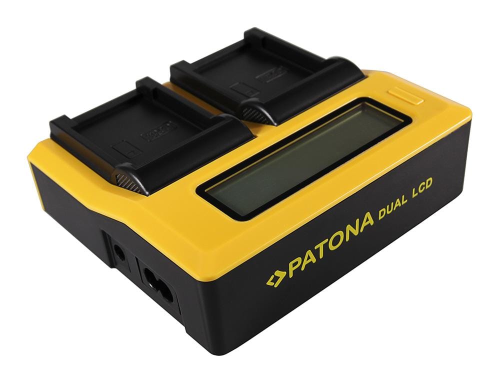 PATONA Cargador USB Dual con LCD para baterías Casio NP-20 Exilim EXM1 EXM2 EXM20 EXS1