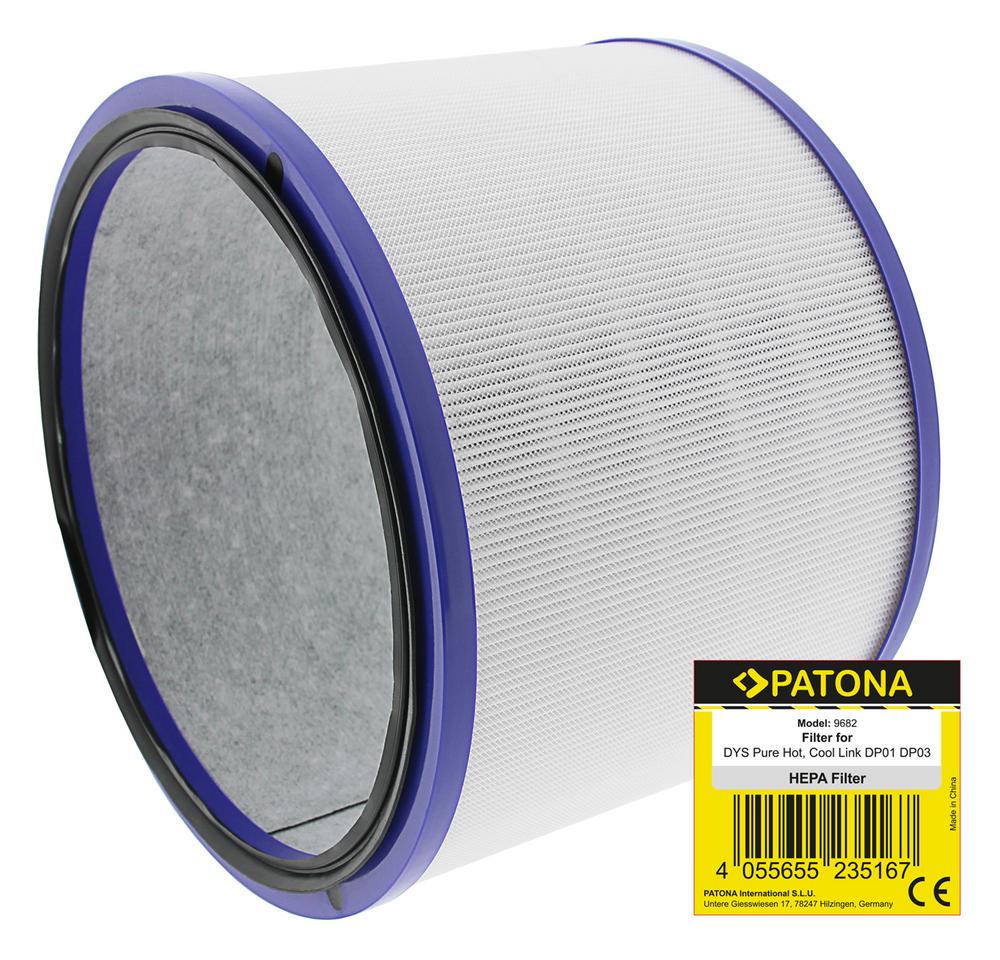 Filtro HEPA PATONA para Dyson Pure Cool Link DP01 DP03 HP00 HP01 HP02 HP03 967449-04 968101-04