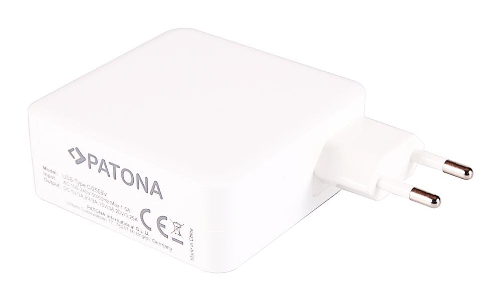 PATONA PD-Adapter 65W Alimentatore USB-C 5-20V per Smartphone, Tablet e Laptop PATONA PD-Adapter 65W Alimentatore USB-C 5-20V per Smartphone, Tablet e Laptop