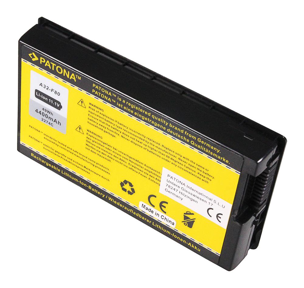 PATONA Battery for Asus A32-F80 A32-F80A A32-F80H X61 X61GX X61S X61SL X61W
