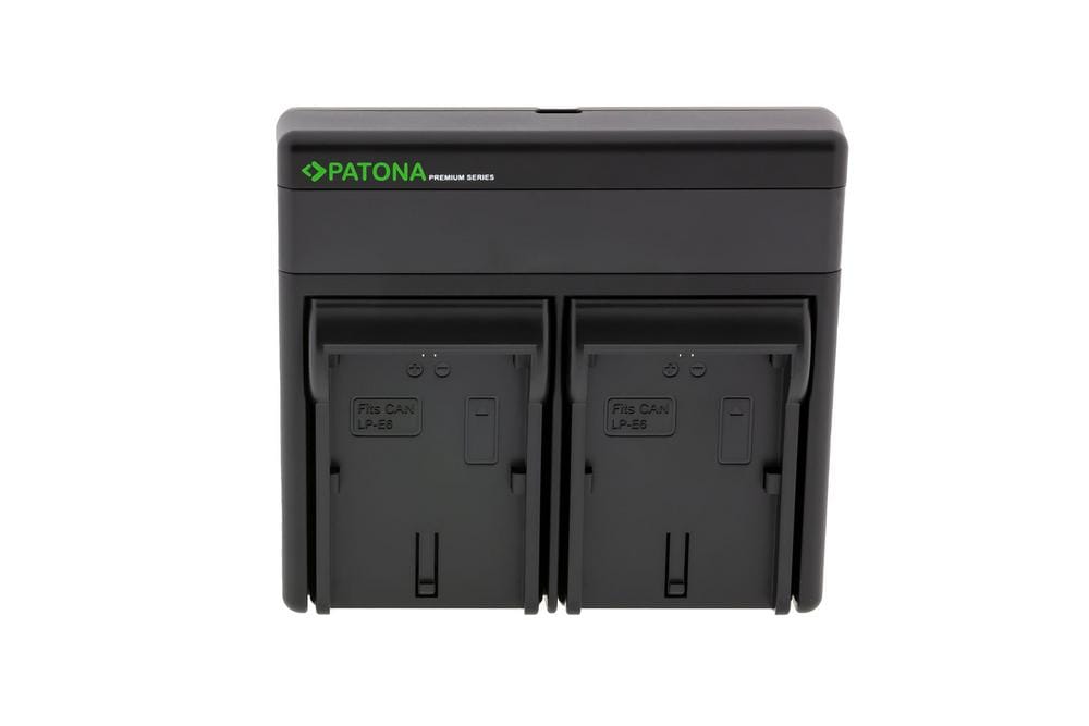 PATONA Premium Dual PD Performance Charger for Canon LP‑E6 with USB‑C Input/Output PATONA Premium Dual PD Performance Charger for Canon LP‑E6 with USB‑C Input/Output