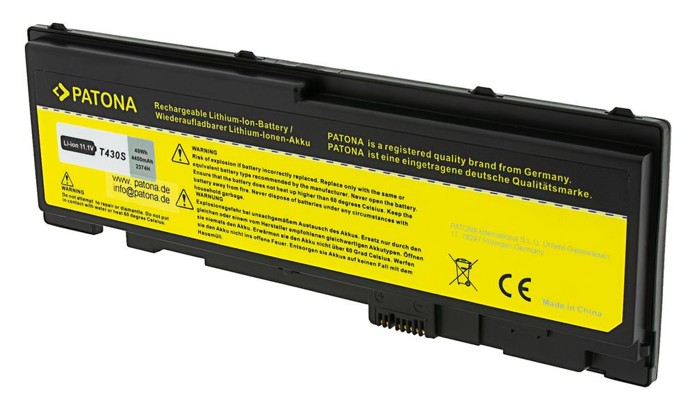 Bateria PATONA para Lenovo T420s T420si T430s 0A36287 42T4846 45N1037 42T4844