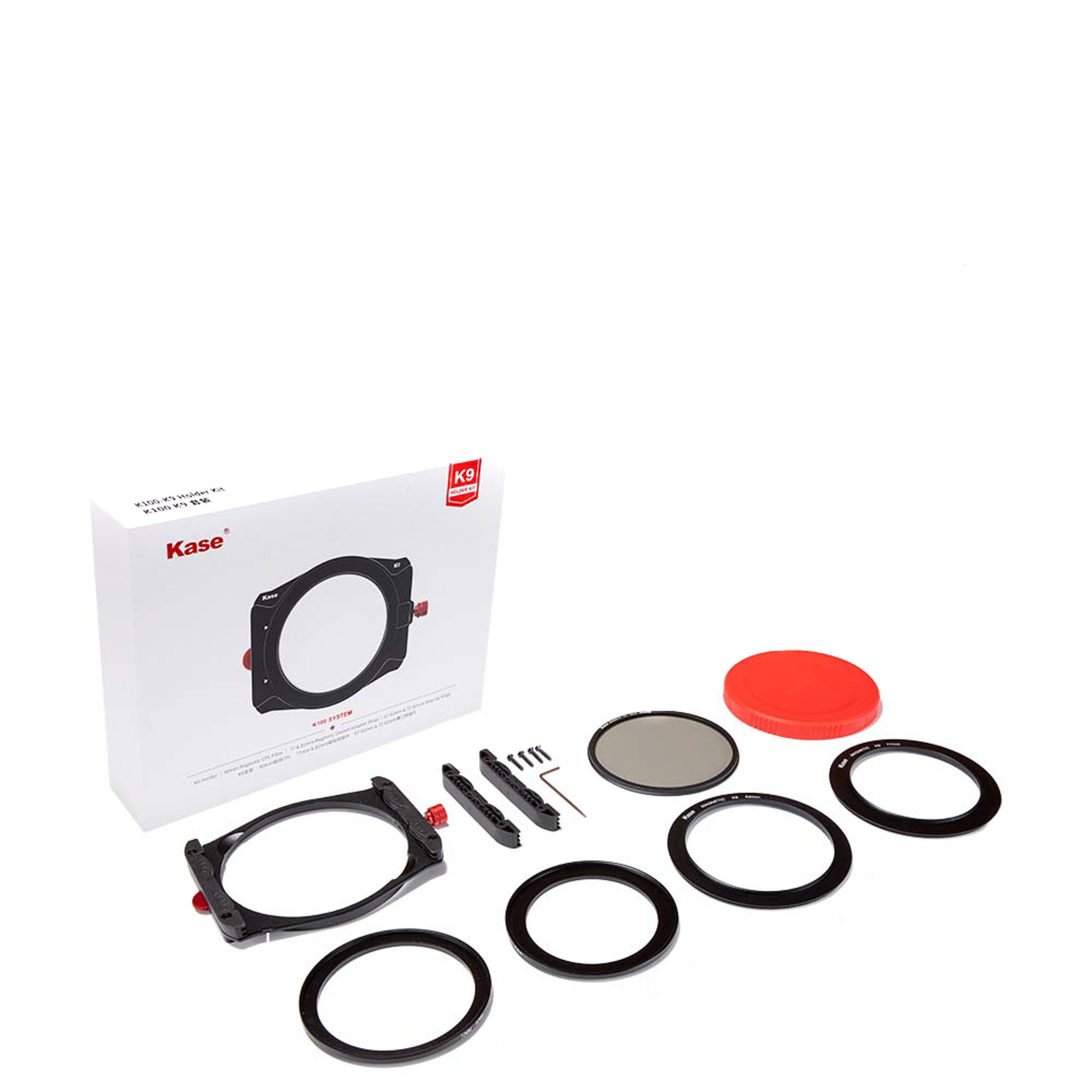 K100 K9 Filter Holder Set incl. CPL Polarizing Filter for 100mm Filters