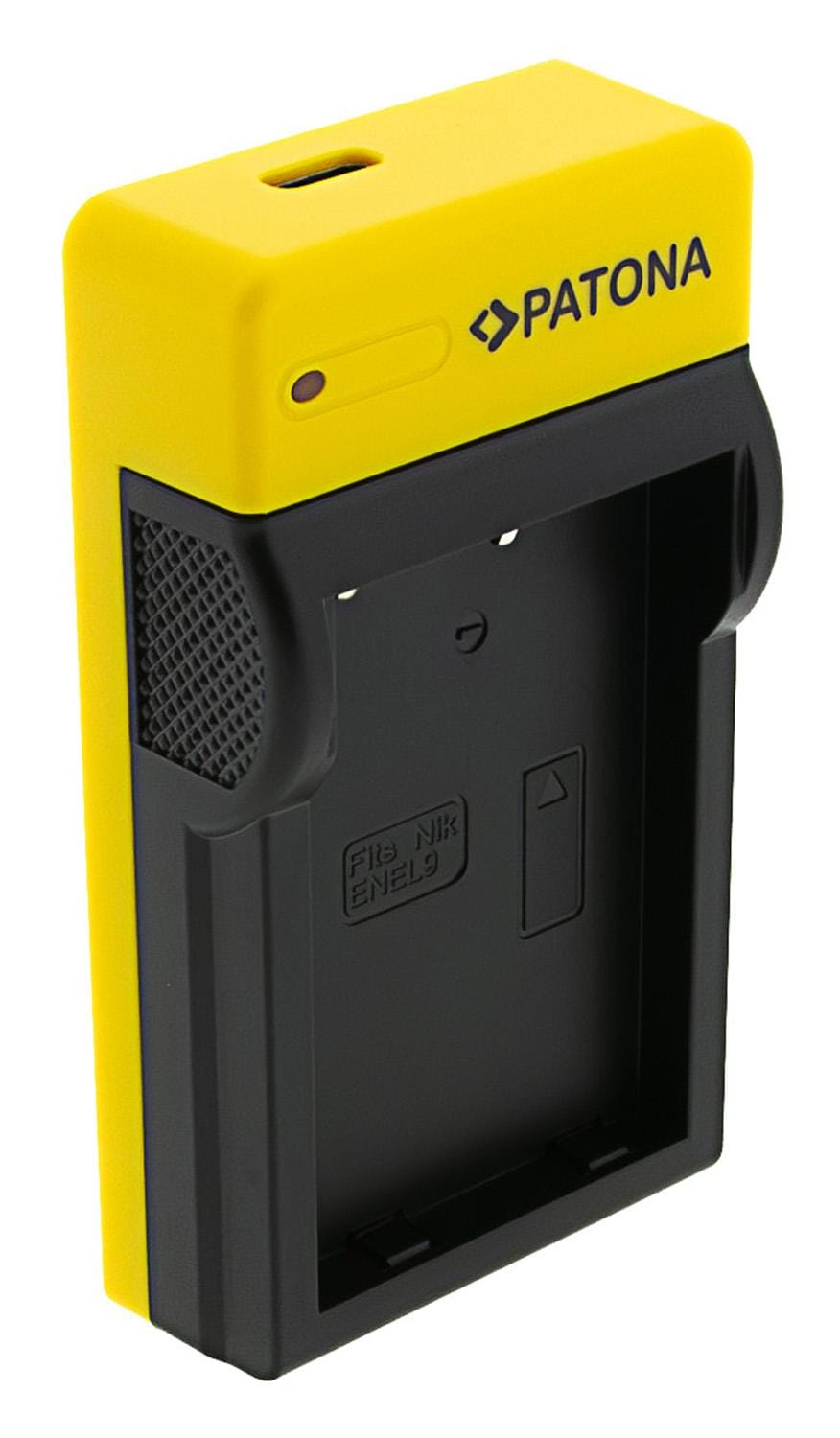 PATONA Slim Caricabatterie USB con ingresso USB-C per Nikon EN-EL9 D40 D40x D5000 D60