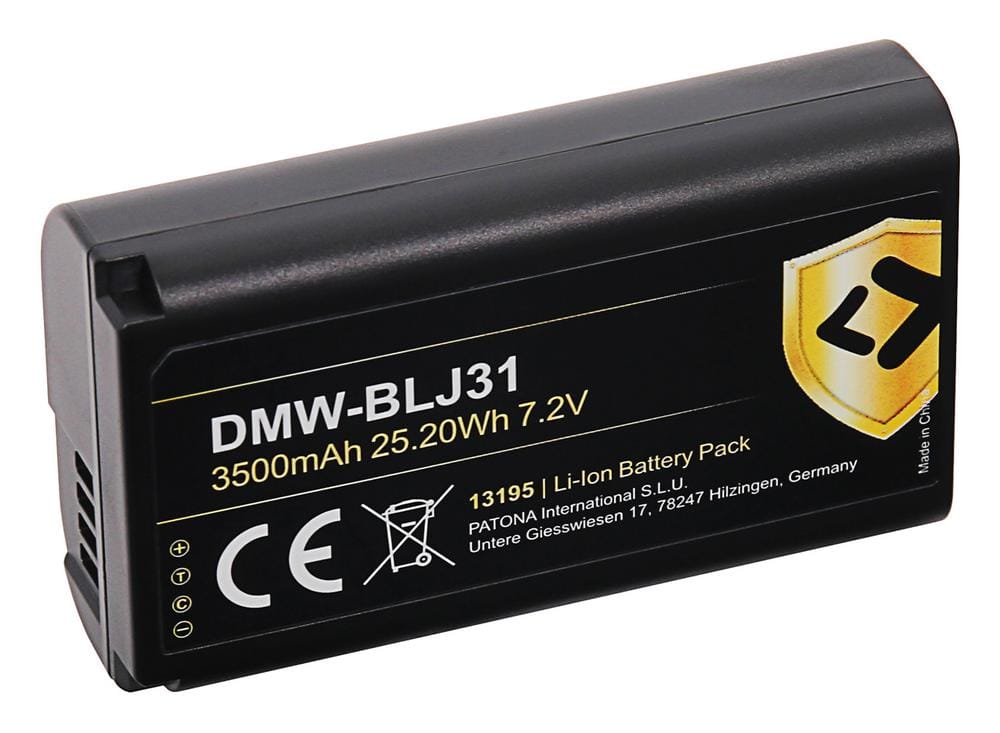 PATONA PROTECT bateria para Panasonic DMW-BLJ31 Lumix DC-S1 DC-S1R DC-S1H