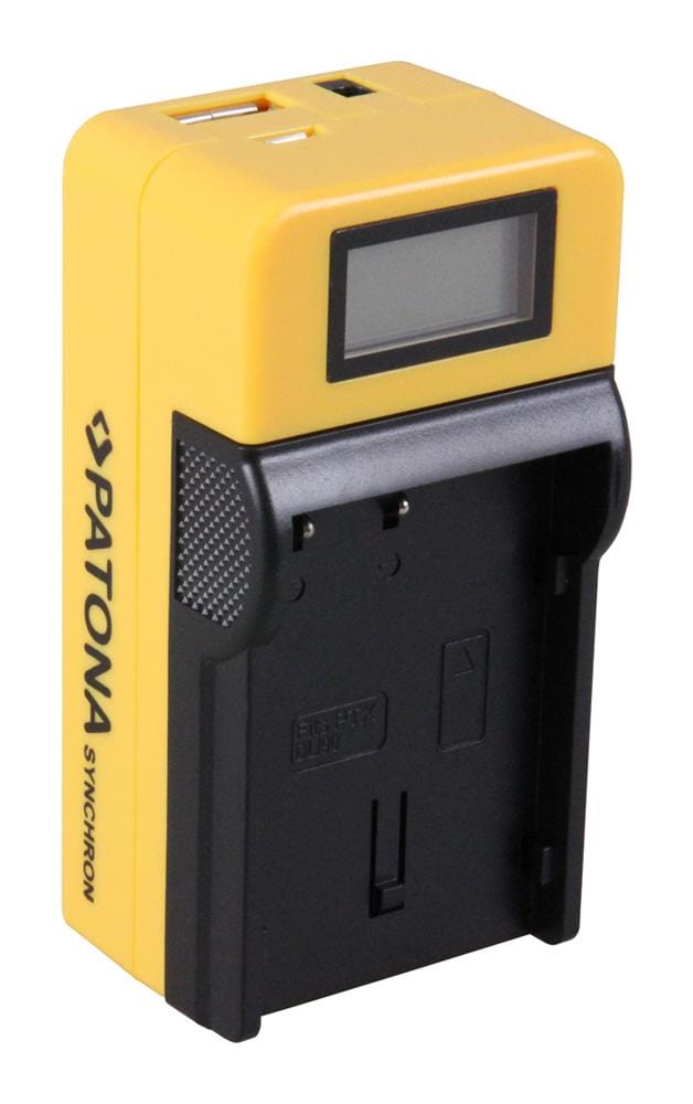 PATONA Synchron USB Carregador para Pentax D Li90 D Li90 com ecrã LCD PATONA Synchron USB Carregador para Pentax D Li90 D Li90 com ecrã LCD