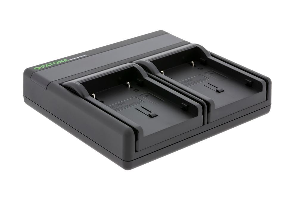 Chargeur PATONA Premium Dual PD Performance pour JVC BN-V408U avec Entrée/Sortie USB‑C Chargeur PATONA Premium Dual PD Performance pour JVC BN-V408U avec Entrée/Sortie USB‑C