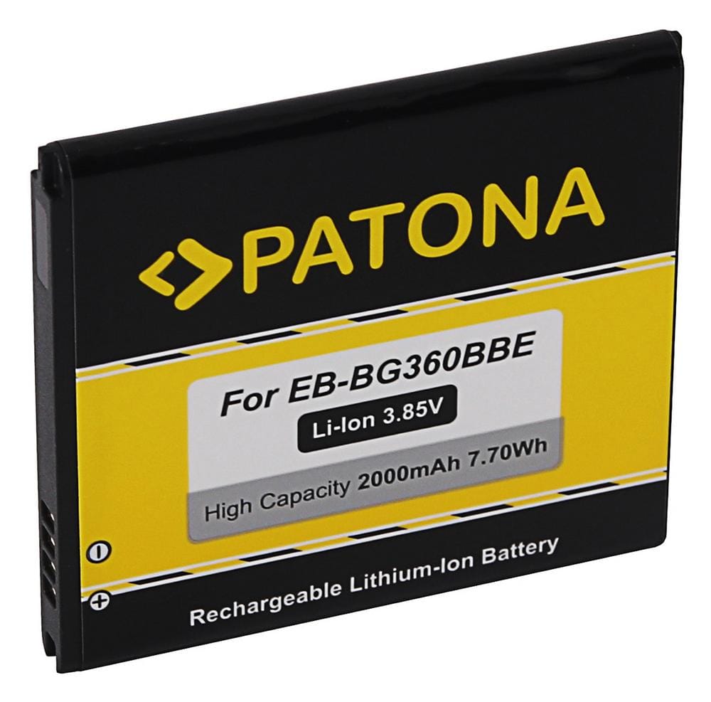 PATONA batería para Samsung Galaxy Core Prime EB-BG360BBE EB-BG360CBC CS-SMG361SL PATONA batería para Samsung Galaxy Core Prime EB-BG360BBE EB-BG360CBC CS-SMG361SL
