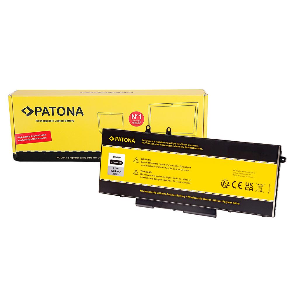 PATONA Battery for Dell Latitude 5500 5501 5510 4GVMP PATONA Battery for Dell Latitude 5500 5501 5510 4GVMP