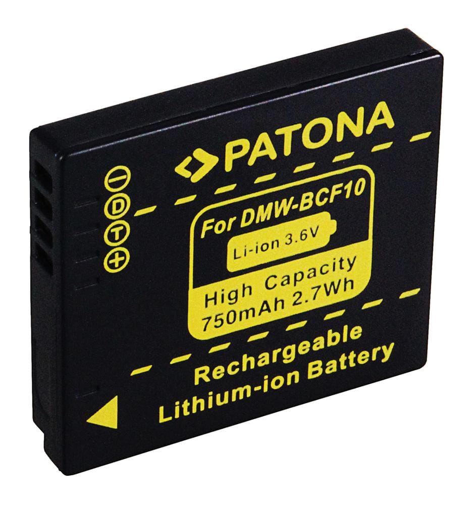 PATONA batteria per Panasonic DMC-FT1 FS7 FS25 FX40 FX550