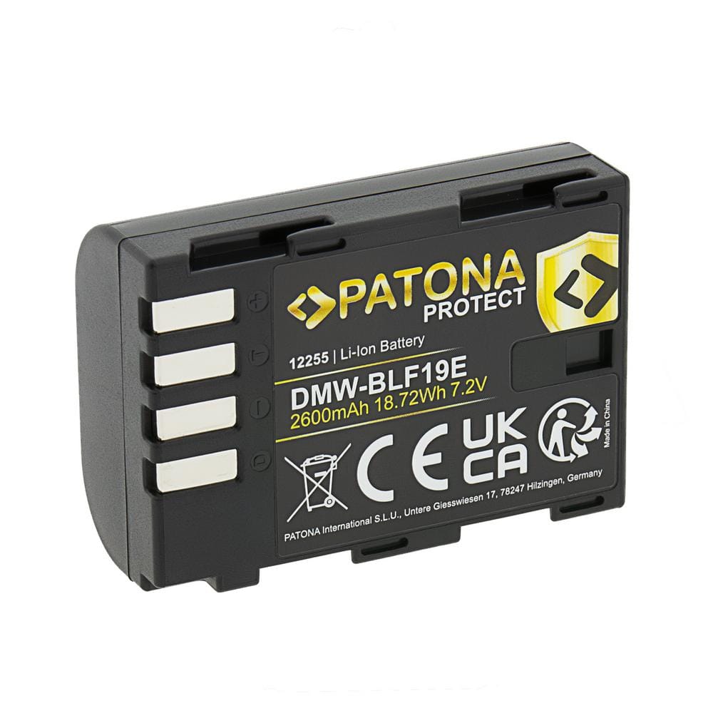 PATONA PROTECT Batería para Panasonic Lumix DMC‑GH3 GH3A GH4 DMW‑BLF19